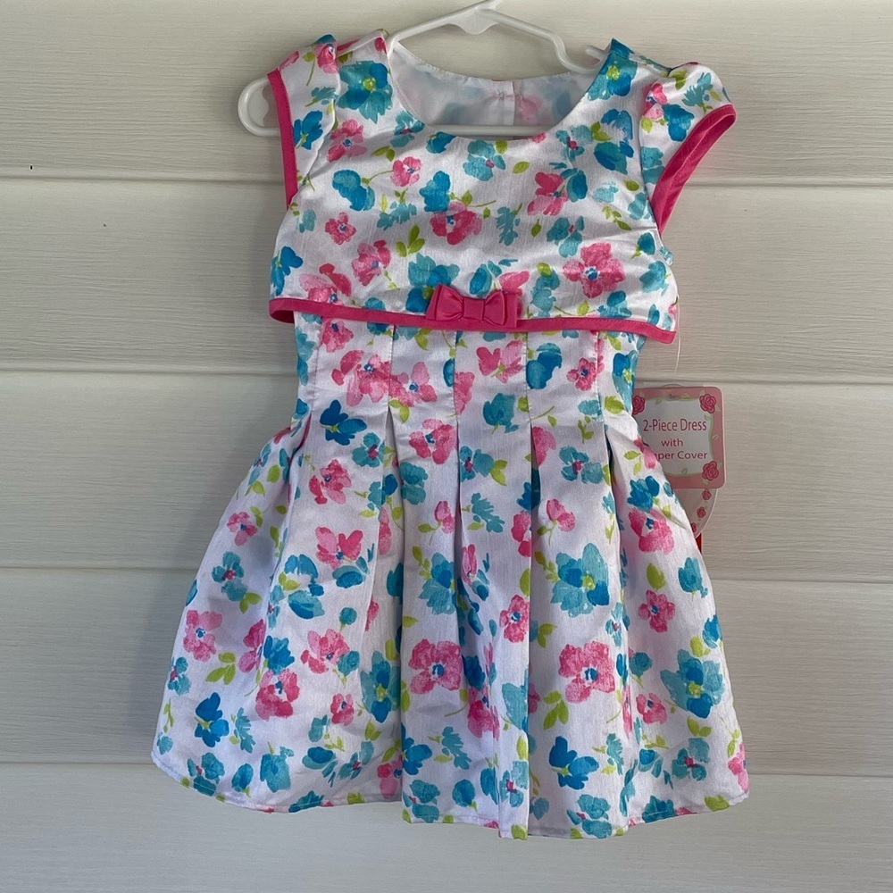 Jona Michelle 2-Piece Floral Dress Sz 2T